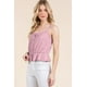 thumbnail image 3 of Top Camisola De Canalé Con Lazo Delantero Y Peplum De Encaje, 3 of 4