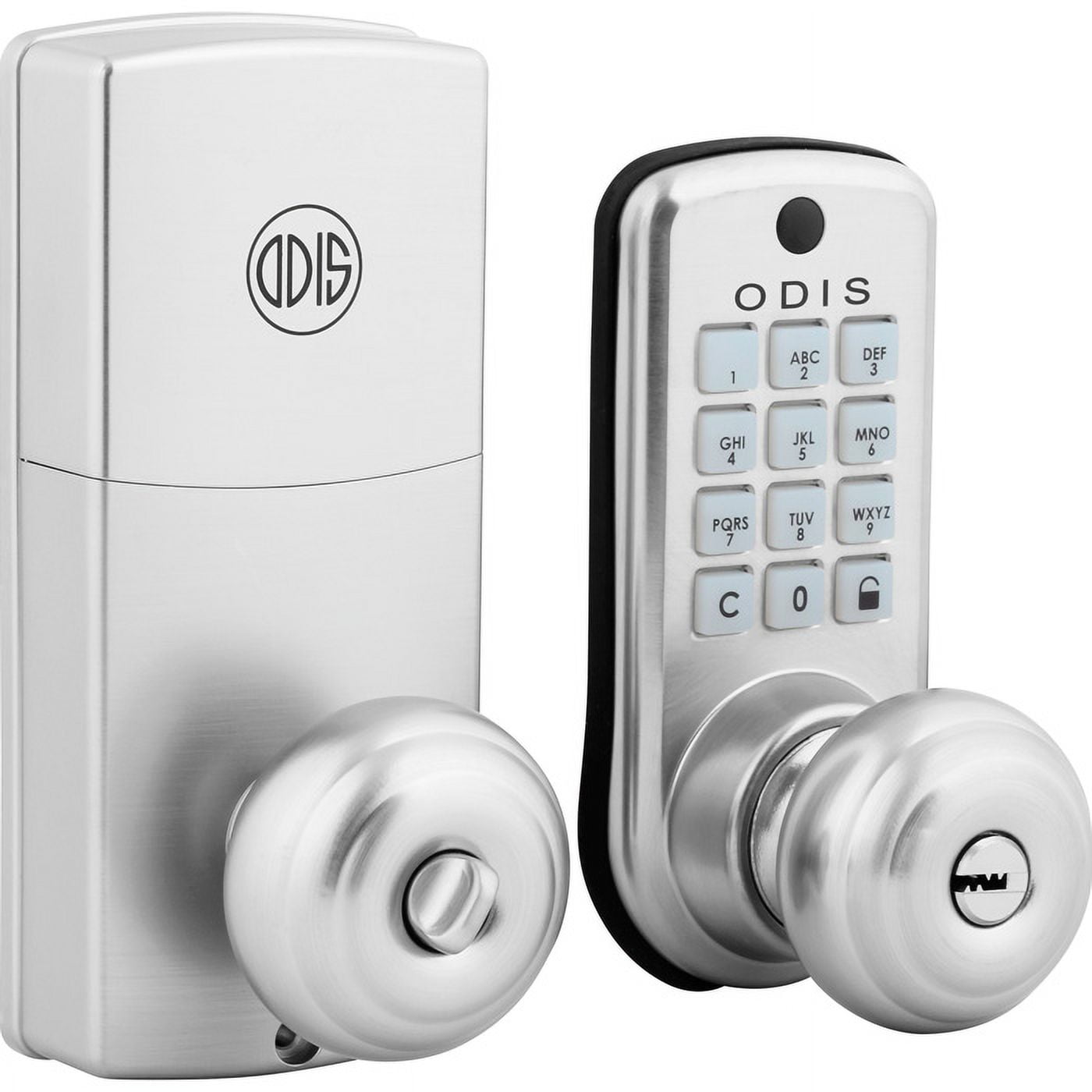 Cerradura Digital Odis Con Pomo 6500 - Plata