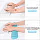 thumbnail image 3 of Protector de muñeca para teclado de espuma viscoelástica ultrafina Almohadilla de muñeca ergonómica de gel suave adecuada para computadora, portátil, oficina, juegos, mecanografía, 3 of 5