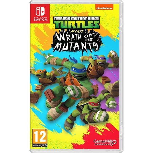 Juego Arcade GameMill T-M-N-T Wrath of the Mutants para Switch, versión PAL EU