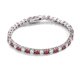 thumbnail image 1 of Pulseras de Tenis de Moissanita de 3-6.5 Mm Corte Redondo Color D Claridad VVS1 Pulseras de Diamante Blanco/rojo para Mujer Pulseras de Plata Esterlina S925 5.5-9 Pulgadas Joyería con Dije Regalos, 1 of 7