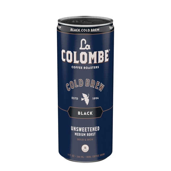 Café La Colombe Pure Black 266 ml, paquete de 4