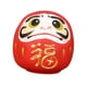 thumbnail image 2 of Daruma Doll Estatua Artesanal Decorativo Para Mesa Estantería Decoración Rojo, 2 of 5