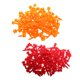 thumbnail image 1 of 200 piezas / paquete profesional 32 mm / 25 mm plástico castillo camisetas de golf rojo naranja, 1 of 5