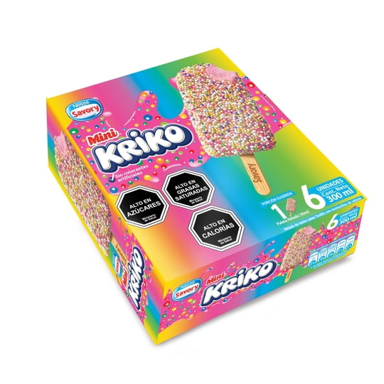 Helado Paleta Kriko Mini Caja 300 ml Savory