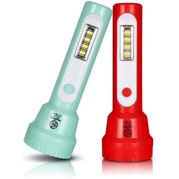 Linterna recargable Tokeyla para niños con LED COB de 110 ml, paquete de 2