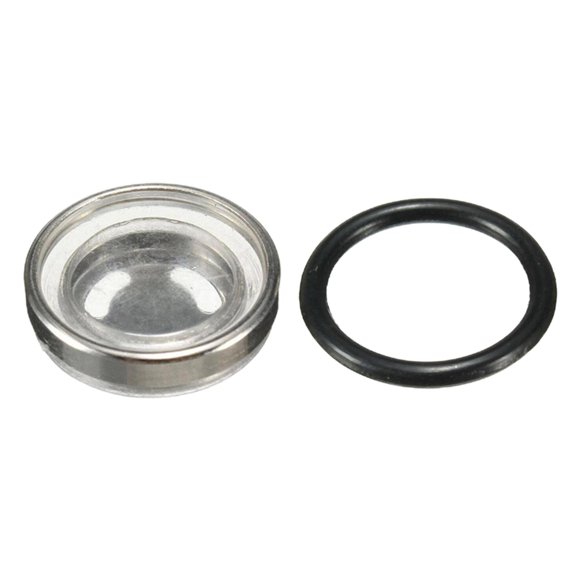Mirilla de bomba de aceite Piezas universales Reemplazo Accesorio duradero fácil de instalar con sello transparente para cilindro maestro de embrague 12 mm