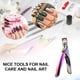 thumbnail image 5 of Cortaúñas para uñas acrílicas y uñas postizas, cortaúñas de acero inoxidable, herramienta de manicura para salón de manicura en casa., 5 of 5