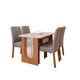 thumbnail image 1 of Comedor Valentina 130 Cm + 4 Sillas Fern Gris, 1 of 8