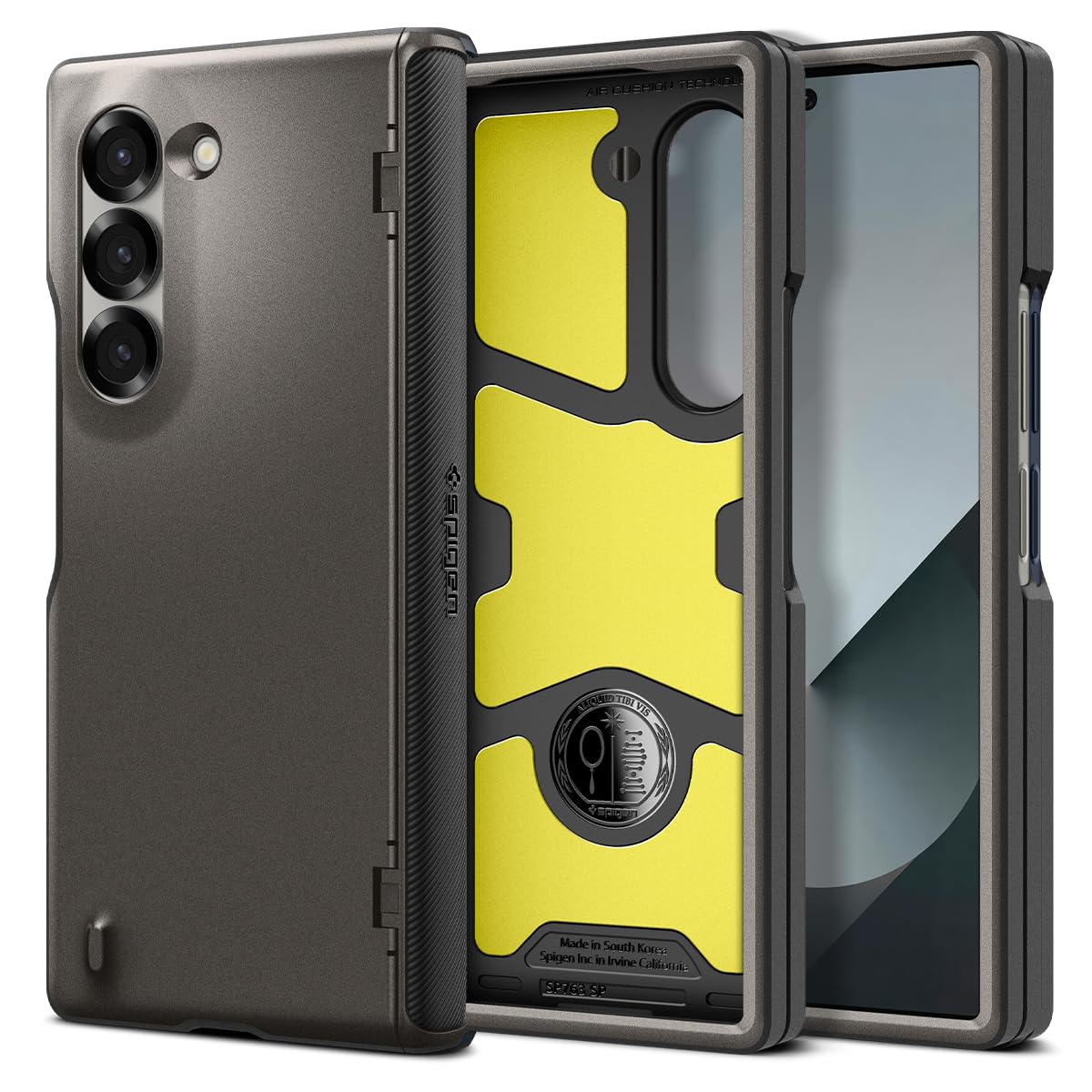 Funda Spigen Slim Armor Pro Para Galaxy Z Fold 6 Gunmetal