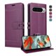 thumbnail image 2 of Premium Wallet Case for Google Pixel 9 Pro XL with Card Slots & Kickstand, Flip Cover Purple, 2 of 6