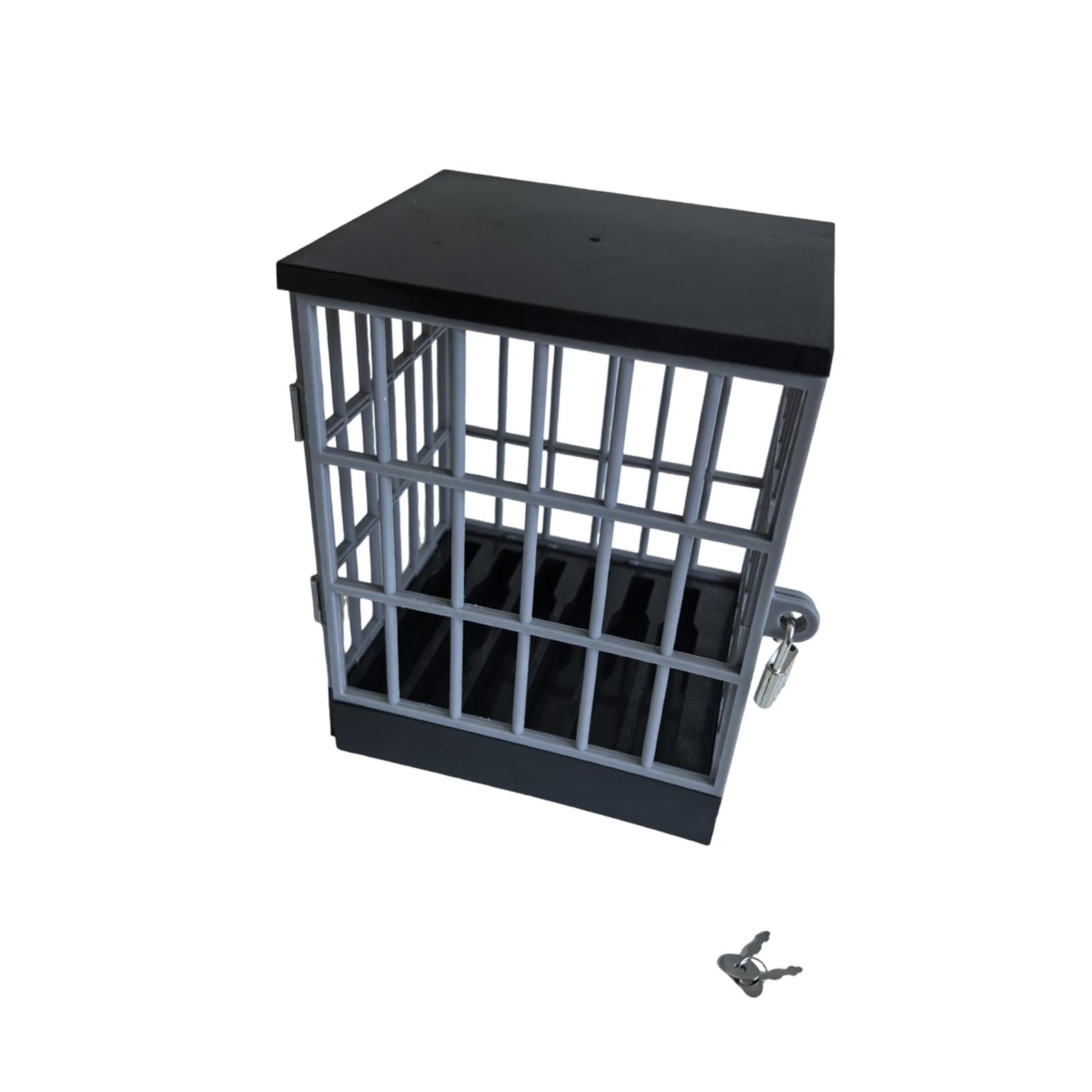 Magideal - Cárcel Para Teléfono Con Cerradura Y Llaves, Soporte Novedoso Para Teléfono Inteligente, Caja De Seguridad Para Teléfono Celular, Jaula Para Cárcel Pa