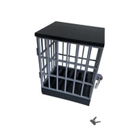 Magideal - Cárcel Para Teléfono Con Cerradura Y Llaves, Soporte Novedoso Para Teléfono Inteligente, Caja De Seguridad Para Teléfono Celular, Jaula Para Cárcel Pa