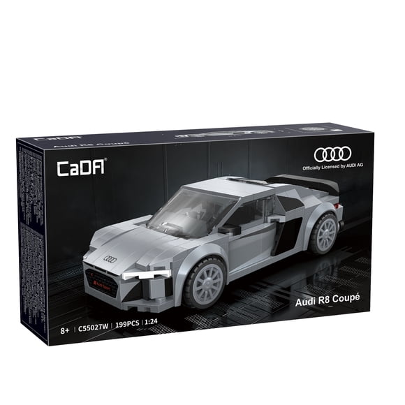 Auto De Bloques Para Armar CaDA Audi R8 Coupé Réplica Escala 1:24