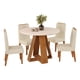 thumbnail image 1 of Juego Comedor Celeste Lia 4 Sillas Café, 1 of 8