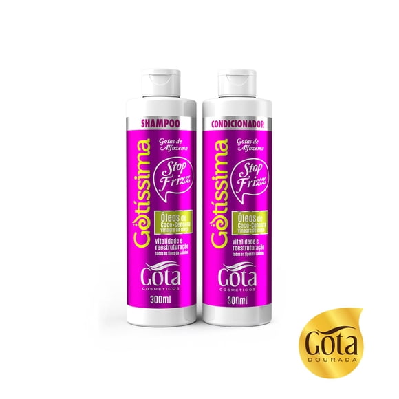 Kit Gotissima Stop Frizz – Shampoo y Acondicionador 300 ml