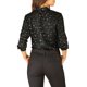 thumbnail image 3 of INSPIRE CHIC Camisa de Mujer con Cuello Alto y Manga Larga con Estrellas Metálicas 2XL Negro, 3 of 8