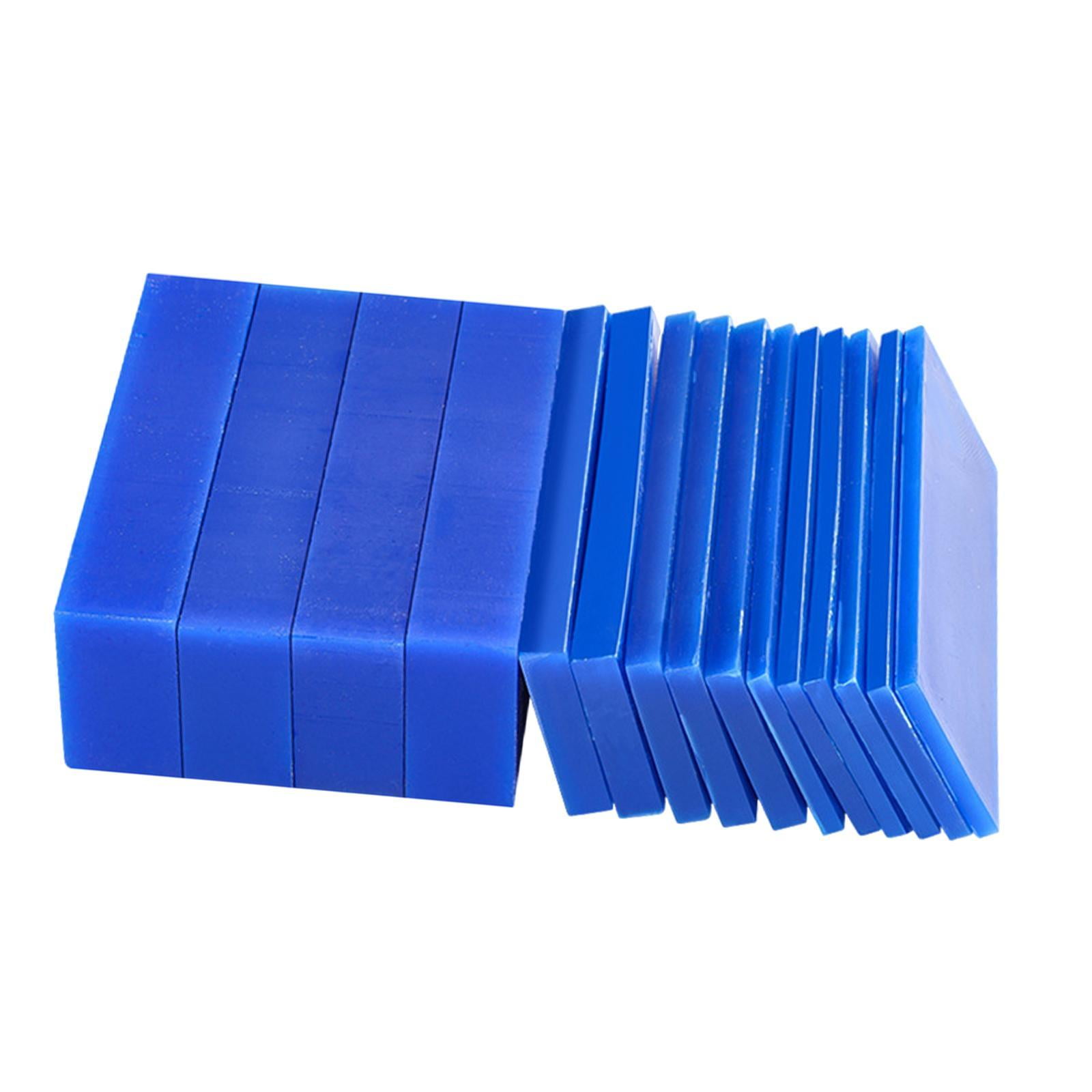 Magideal - Herramientas De Fundición De Cera Para Tallado, Suministros De Artesanía Diy, Ejercicio Profesional Para Estudiantes, Kit De Fundición De Joyería Tall Rebanada De Cera Azul