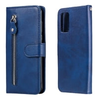 Gangxun - Funda Con Cremallera Para Xiaomi Poco M3, Carcasa Cartera De Cuero Pu Con Soporte Y Tarjetero