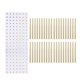 thumbnail image 3 of Soporte Para Hilo De Coser Colgante Para Joyería, Bordado, Aficionados, Tejido Trenzado, Blanco, 60,5 Cm X 22 Cm, 3 of 5