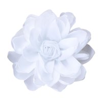 Ioensy - Broche De Flores Accesorios Para El Cabello Para Bodas Banquete Ropa Accesorios Danza Blanco