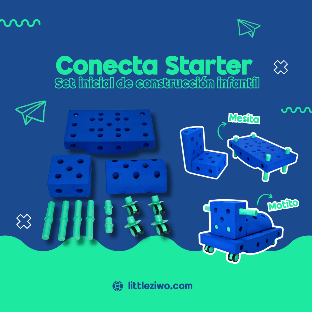 Ziwo - Conecta Starter - Set De Bloques De Construcción Infantil