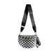 thumbnail image 1 of Bandolera FEIBOON Spacious a cuadros de nylon para mujer, 1 of 6