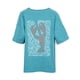 thumbnail image 2 of Polera Niño Manga Corta Estampada Turquesa Pillin, 2 of 3