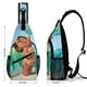 thumbnail image 2 of Moana, la Princesa Riñonera Bandolera con Estampado Integral para Hombres y Mujeres, Bolso Cruzado Gráfico de Tendencia, Mochila de Hombro Streetwear para Ciclismo y Deportes, Riñonera Versátil Casual, 2 of 6
