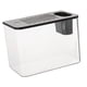 thumbnail image 2 of Terrario para reptiles, caja de alimentación para anfibios, escritorio, vista clara, tanque de acuario de peces pequeños para Rana, tortuga, cangrejo, Tapa negra, 2 of 5