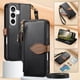 thumbnail image 4 of Funda tipo cartera FOXDOCK para Samsung Galaxy S26 con ranuras para tarjetas, soporte y cremallera - Pulsera larga negro, 4 of 5