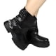 thumbnail image 3 of Bota Mujer Biker Tachas 18 Yassne Negro, 3 of 5