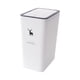 thumbnail image 3 of Cubo De Basura Con Tapa Cubo De Basura Doméstico Para Sala De Estar Sala De Manualidades Inodoro Blanco, 3 of 5