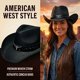 thumbnail image 2 of Sombrero Vaquero YOUBADU Negro Talla Única 58 cm Unisex, 2 of 7