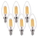 thumbnail image 1 of Paquete de 6 bombillas LED FLSNT B11, 4,5 W, 2700 K, E12, 1 of 9