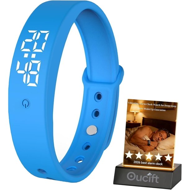 Pulsera alarma vibratoria dormilones silenciosa ponible reloj choque
