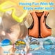 thumbnail image 4 of Chalecos de snorkel, chaquetas inflables ligeras para buceo, surf, natación, deportes acuáticos al aire libre, 4 of 6
