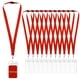 thumbnail image 1 of Lanyards WEZEBEL de 100 unidades, rojos, con cierre de seguridad y resistentes al agua, 1 of 6