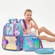 thumbnail image 2 of BIKAB Bookbag for Girls Backpack for Girls rainbow and star School Bag with Lunch Box Set for Kindergarten Glitter Sequin, 2 of 3
