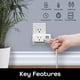 thumbnail image 2 of Enchufe inteligente Wi‑Fi Geeni Switch + Charge con 2 puertos USB, 2 of 8