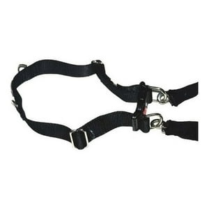Arnés Anti-Pull M Paseo Seguridad Mascotas Perro Mascan Negro