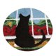 thumbnail image 1 of Kits De Aguja De Lengüeta Para Alfombra, Kits De Alfombra Con Gancho, Cojín Bordado, Gato Negro, 1 of 5