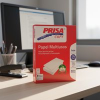 Pack 5 Resma Papel Blanco Carta 75Grs 500 Hojas Prisa