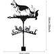 thumbnail image 4 of Veleta De Metal Con Soporte Para Techo Pastor Alemán, 4 of 4