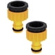 thumbnail image 4 of 2x Conectores De Grifo De Manguera Adaptador De Grifo Roscado De 3/4 "1/2" Para Césped Patio Hogar, 4 of 5