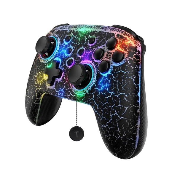 Controlador NexiGo inalámbrico sin zona muerta Bluetooth LED