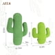 thumbnail image 2 of Juego de 2 cojines AELS Cactus de pana a rayas con forma 3D, 2 of 6