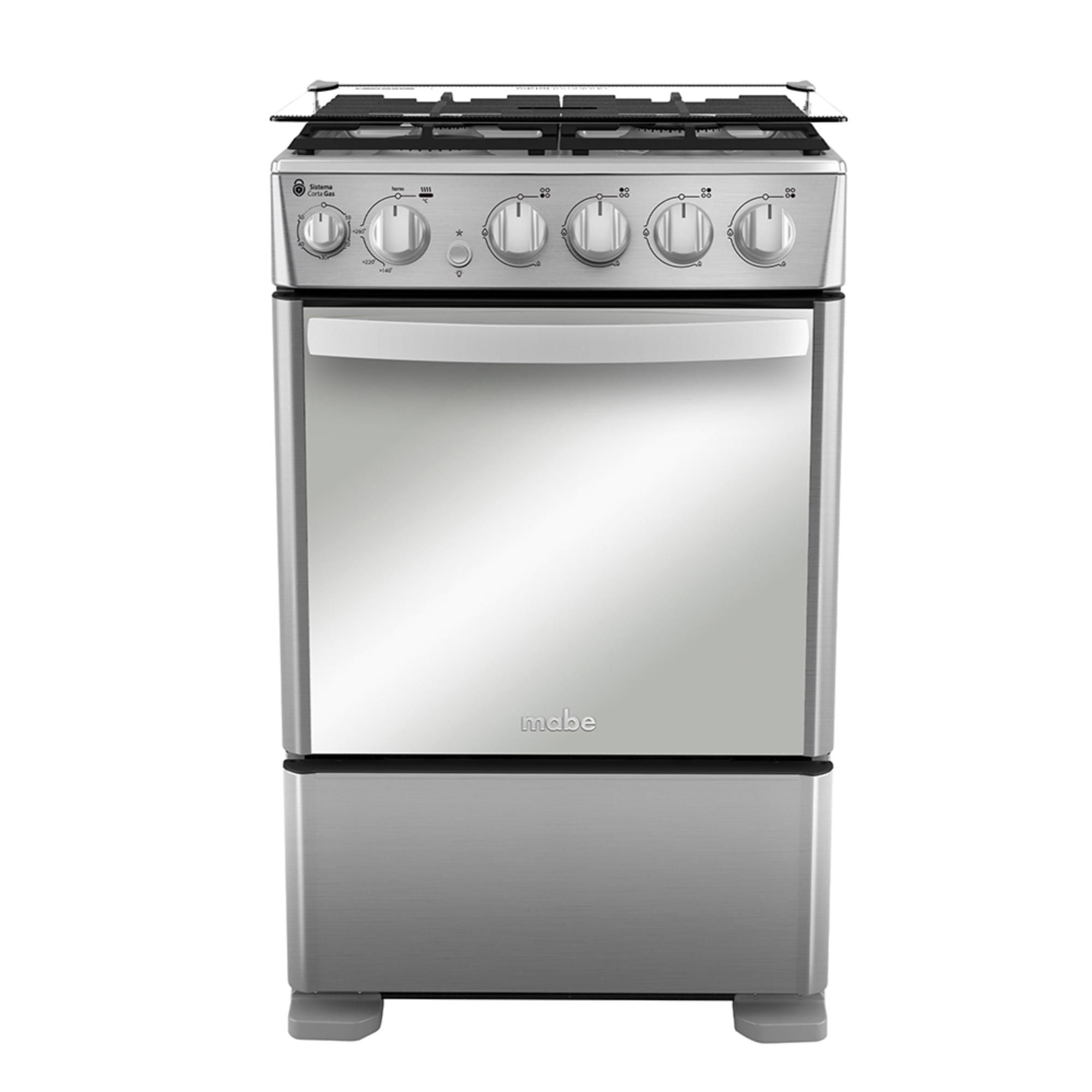 Mabe - Cocina Gas Licuado 4 Quemadores Cmc5540Fx1