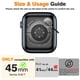thumbnail image 2 of Funda para Reloj Misxi Series 9/8/7 45mm PC con Vidrio Templado 2 Paquetes, 2 of 9