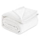 thumbnail image 1 of Manta de cama, forro polar, tamaño queen, blanca, suave y ligera, 1 of 7
